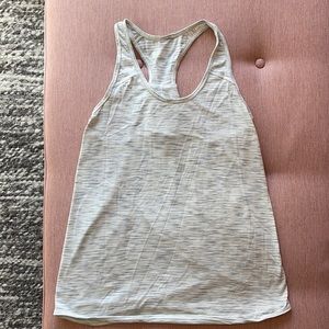 Lululemon white/grey top gently used